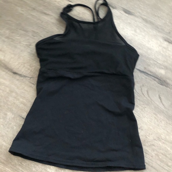 ALO sheer and black stroppy tank - Picture 2 of 2